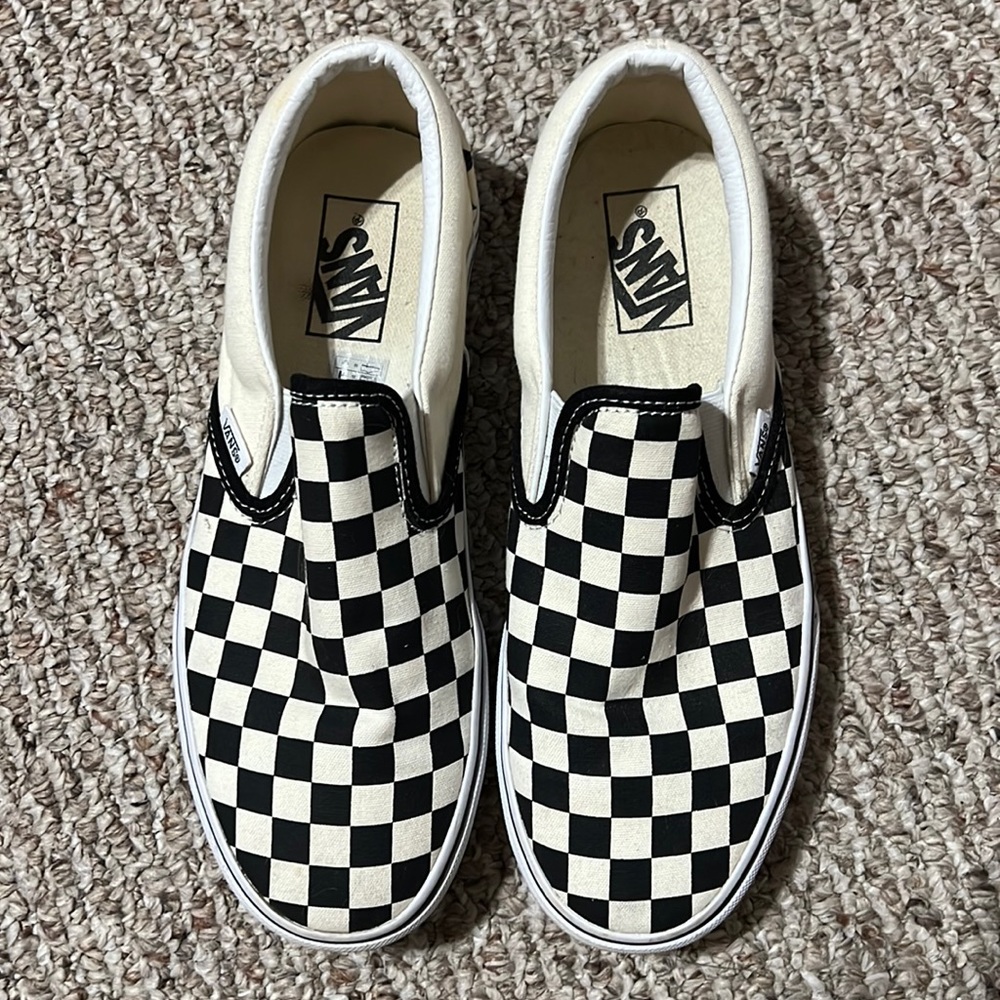Checkered Vans